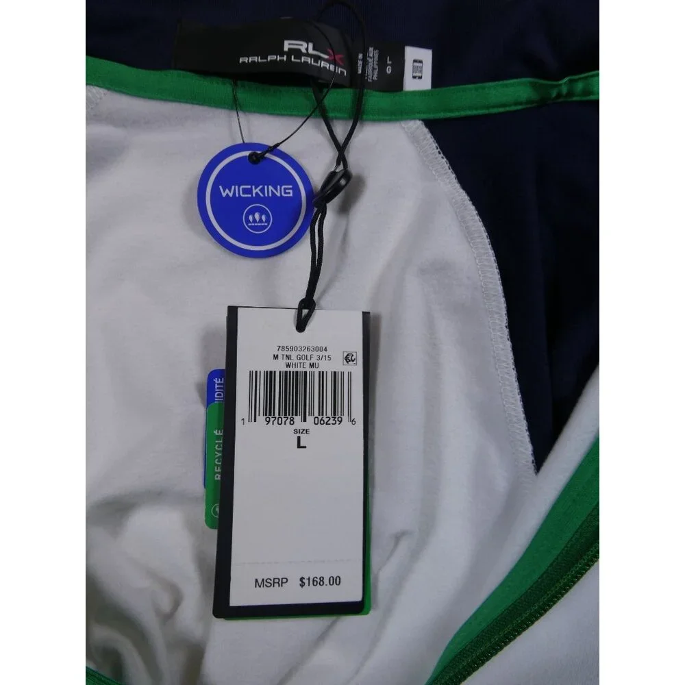 Ralph‎ Lauren Men's RLX Performance Stretch Half-Zip Pullover Size L
